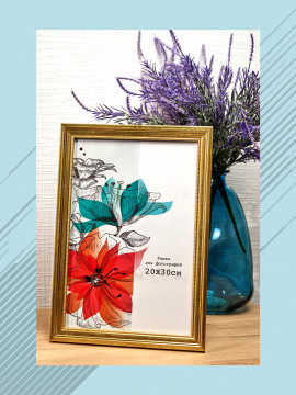 139367/ Рамка 114.2215.11 (20*30) золото