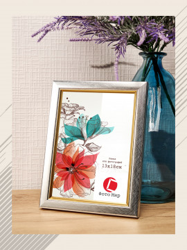 147930/Рамка 120.2114.21 (13*18) серебро