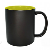 Кружка хамелеон заливка - желтая. 350 мл