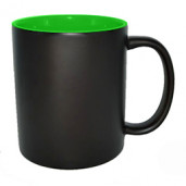 Кружка хамелеон заливка - зеленая. 350 мл