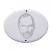 Овал черно-белый