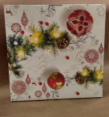 Коробка для тарелки Новогодняя