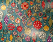 Коробка для футболки `Новогодний гобелен`