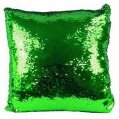 Подушка хамелеон 40Х40 зеленая