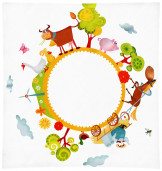 Подушка 40х40 с рисунком двухсторонняя