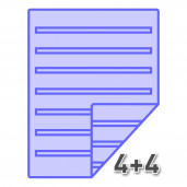 А3 цветная двухсторонняя 200 гр. матовая