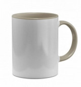 Кружка с заливкой и кофейной ручкой